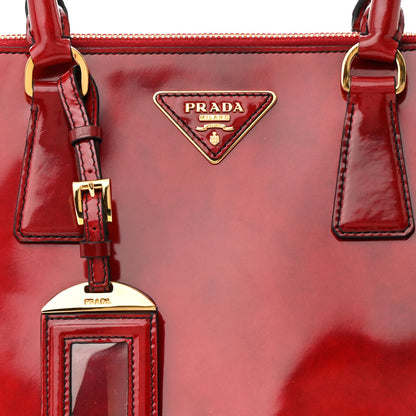 Prada Spazzolato Medium Promenade Tote Scarlatto Fume 9 of 16