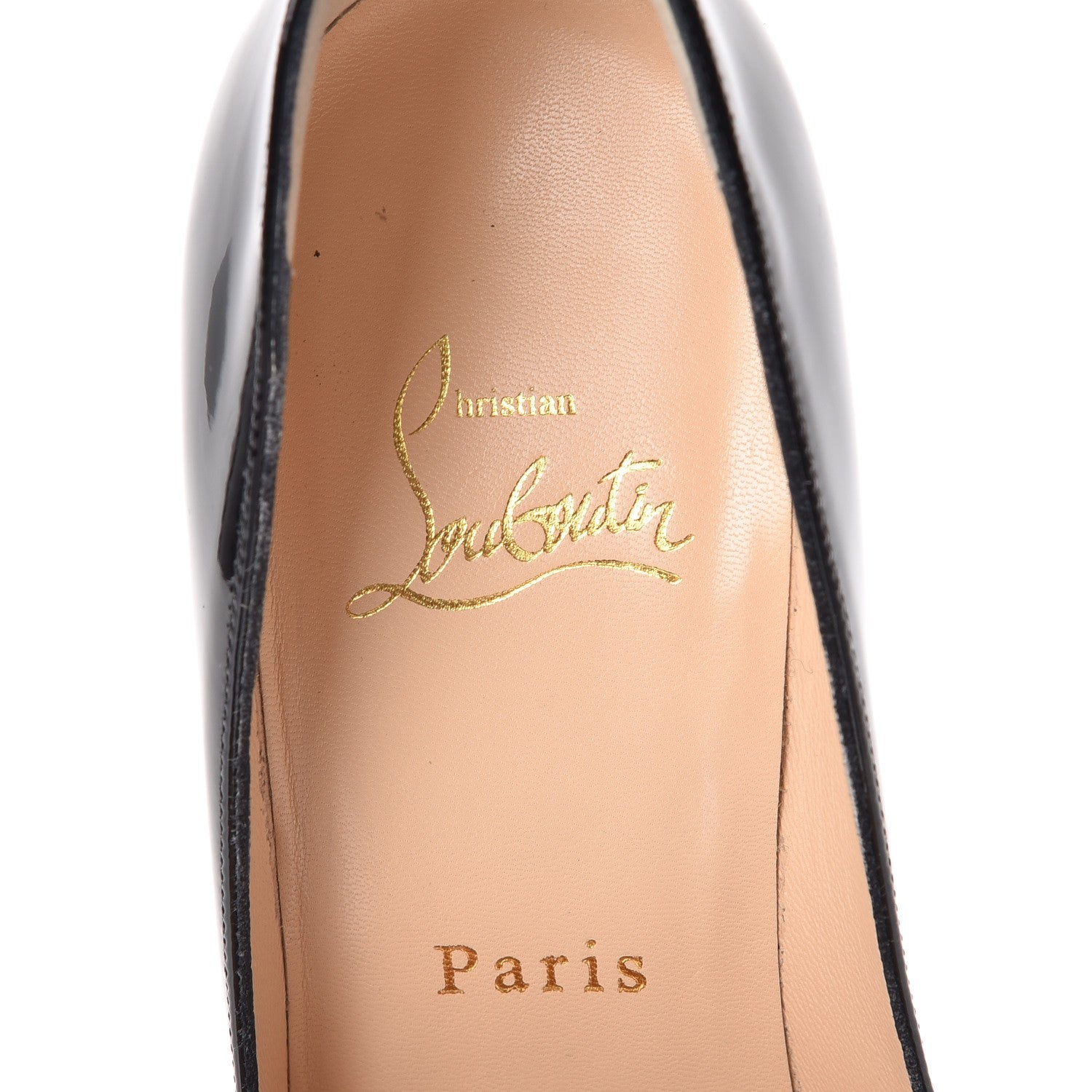 Christian Louboutin Patent Pigalle Follies 100 Pumps 36 Black 7 of 8