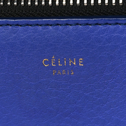 Celine Smooth Calfskin Medium Tri-Color Edge Shoulder Bag Indigo 6 of 9