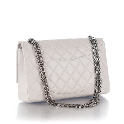 Chanel Aged Calfskin 50th Anniversary 2.55 Reissue 226 White 4 of 8