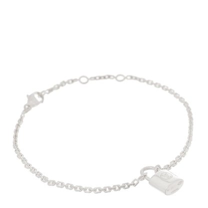 Louis Vuitton Sterling Silver Lockit Bracelet 1 of 4
