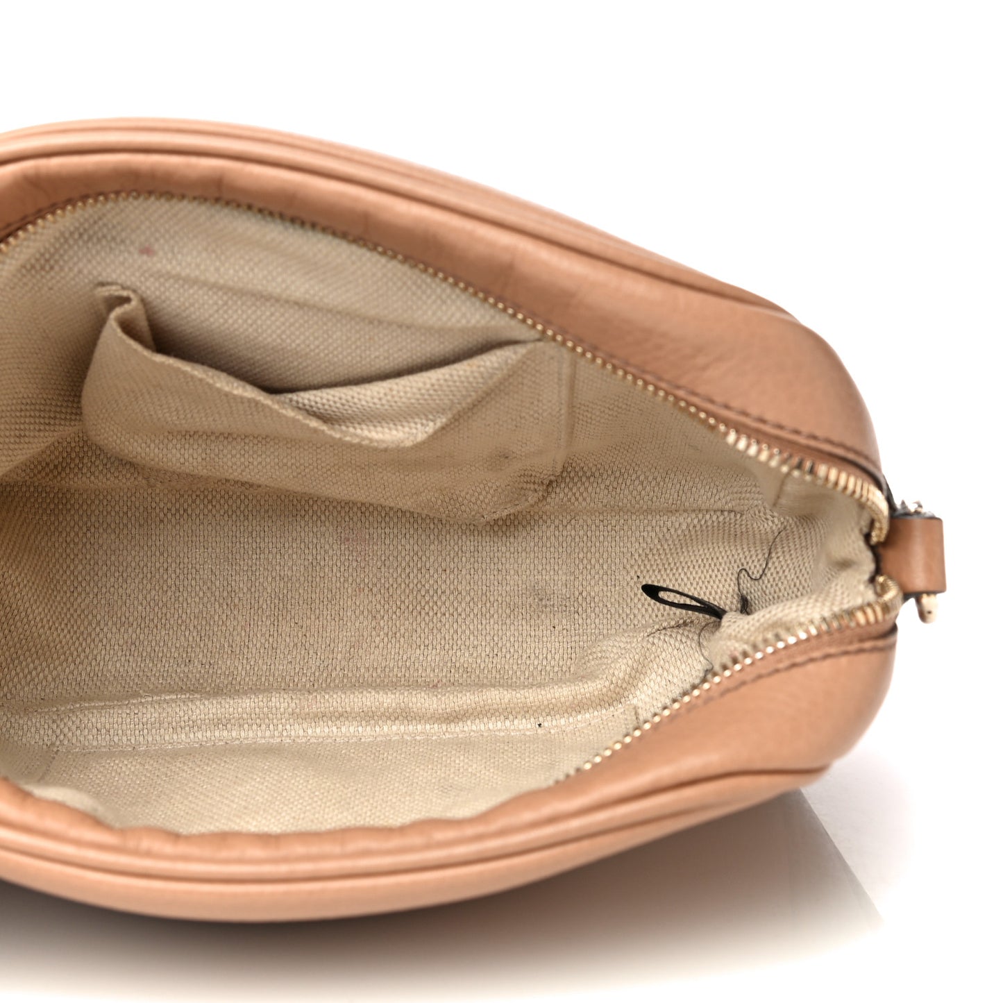 Pebbled Calfskin Small Soho Disco Bag Camelia