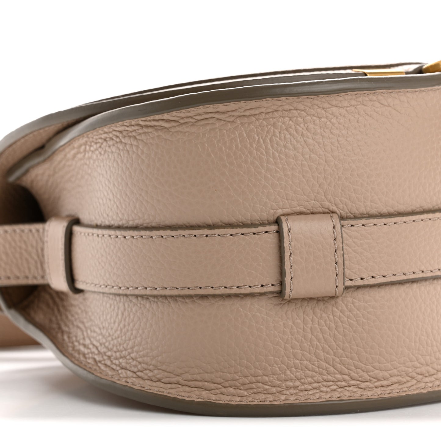 Calfskin Mini Marcie Round Crossbody Bag Blush Nude