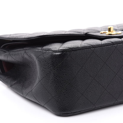 Chanel Caviar Quilted Jumbo Double Flap Black 8 of 11