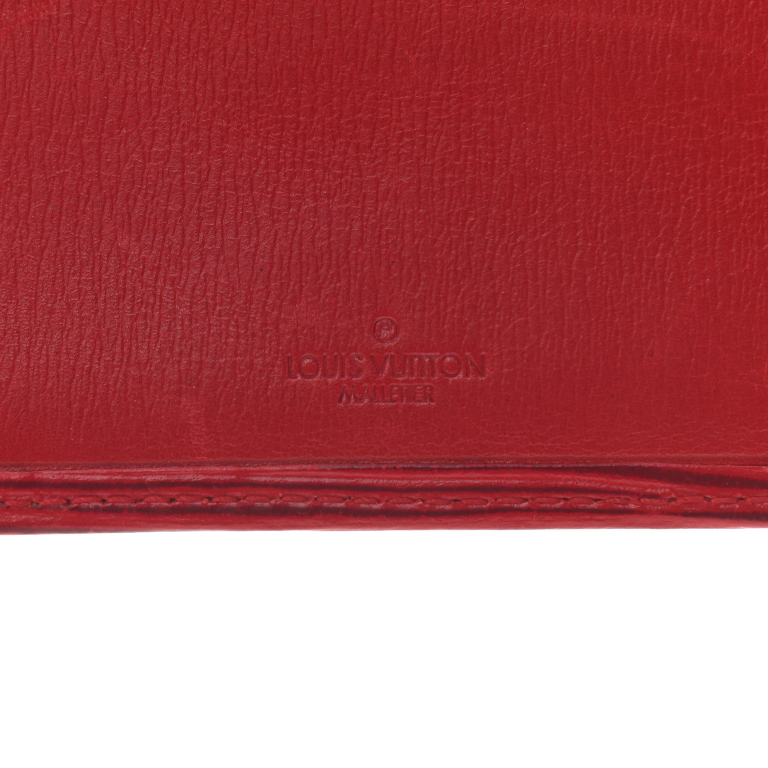 Louis Vuitton Epi Porte-Cartes Credit Yen Wallet Castillan Red 6 of 7