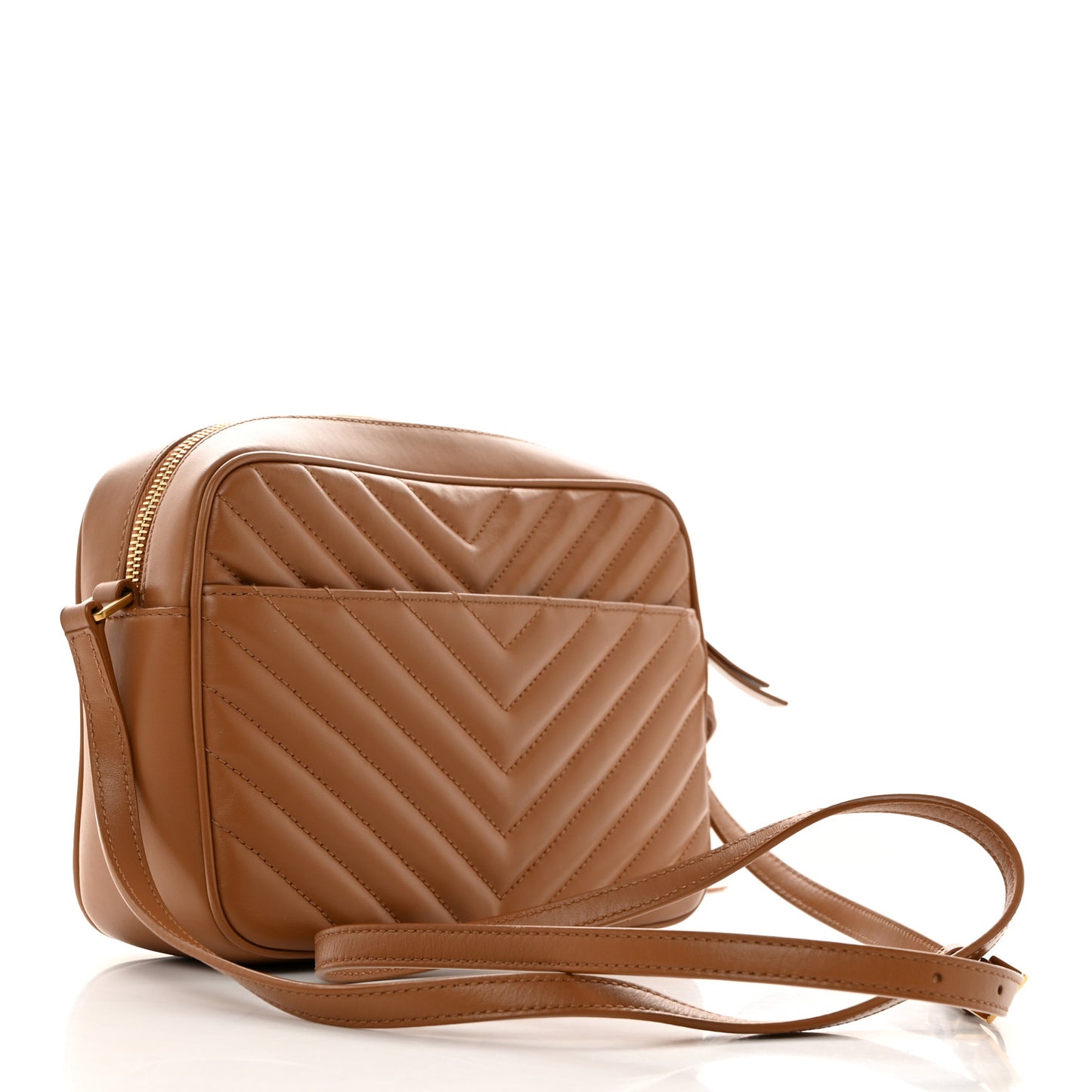 Calfskin Matelasse Monogram Lou Camera Bag Cinnamon