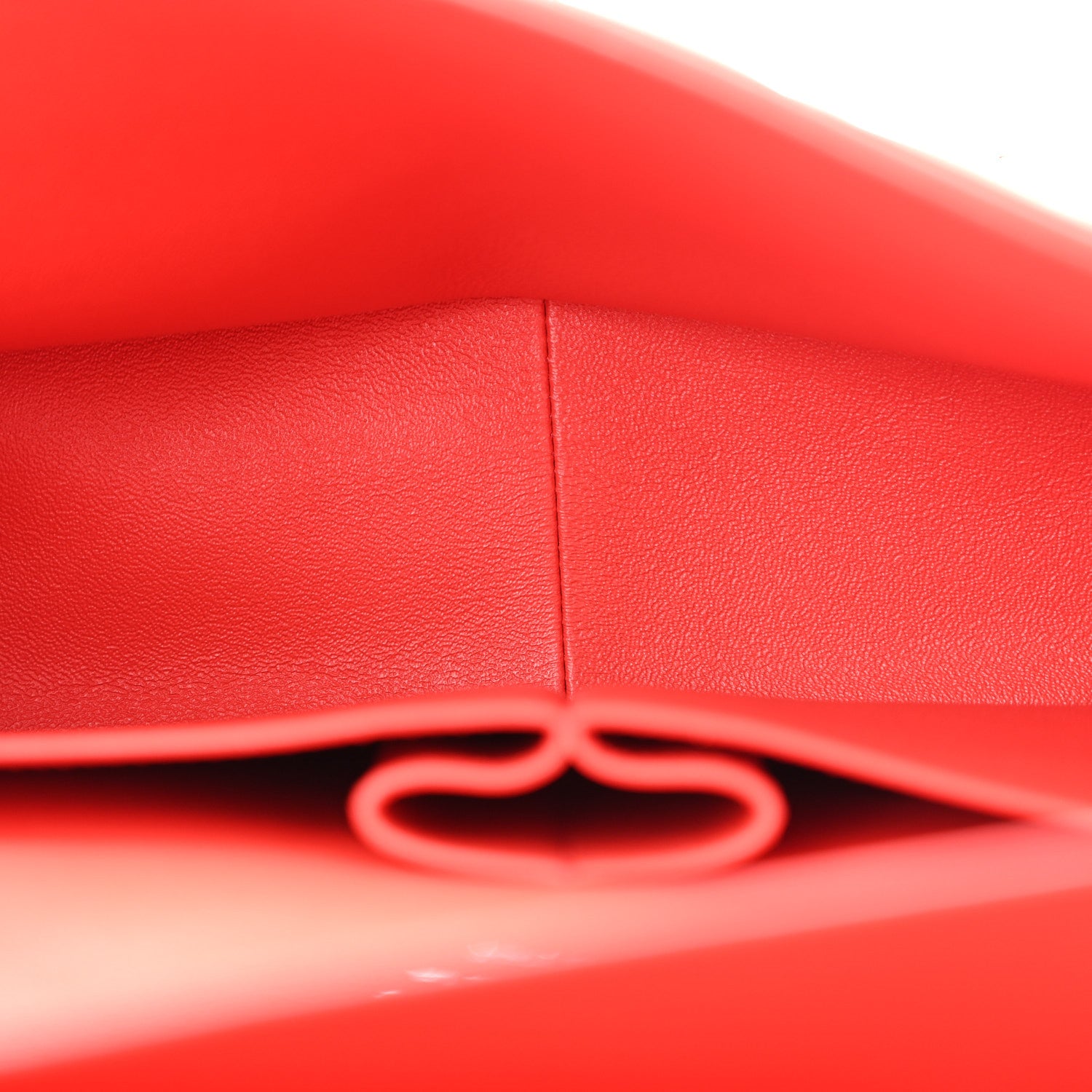 Chanel Lambskin Quilted Jumbo Double Flap Red 5 of 12