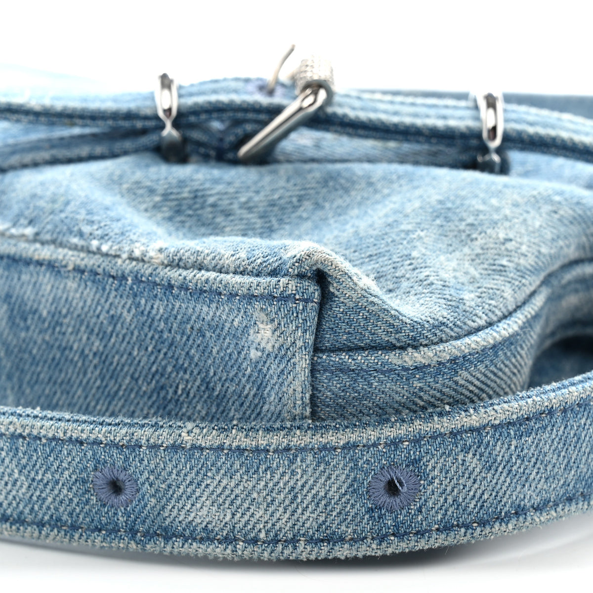 Givenchy Washed Denim Mini Voyou Boyfriend Party Bag Medium Blue 10 of 10
