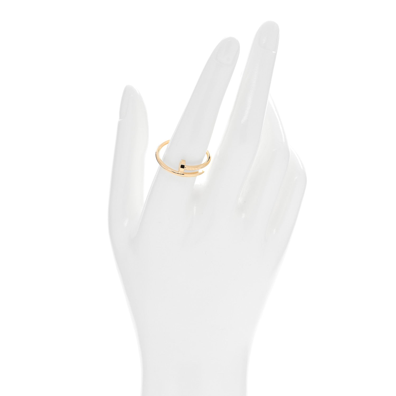 Cartier 18K Yellow Gold Small Juste Un Clou Ring 60 9 2 of 5