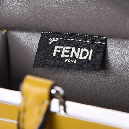 Fendi Vitello Dolce Croc Tail Petite 3Jours Tote Chantilly 6 of 8