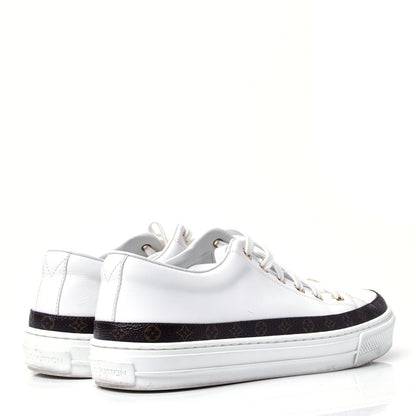 Louis Vuitton Monogram Womens Stellar Sneakers 38.5 White 3 of 10