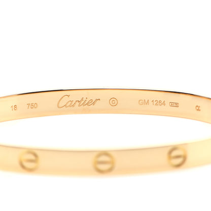 Cartier 18K Yellow Gold LOVE Bracelet 18 4 of 7