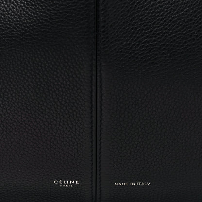 Celine Baby Grained Calfskin Medium Tri-Fold Bag Black 5 of 13