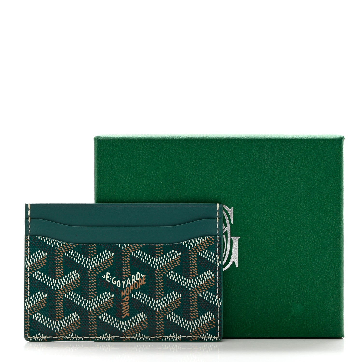Goyard Goyardine Saint Sulpice Card Holder Green 6 of 6