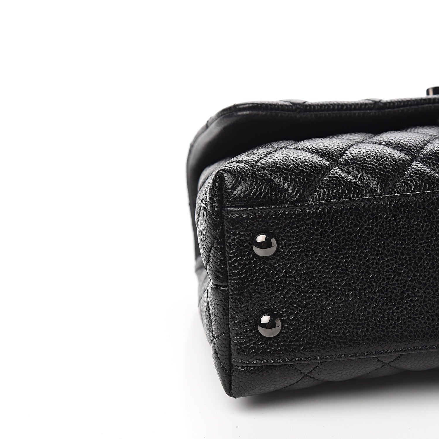 Chanel Caviar Quilted Mini Coco Handle Flap So Black 7 of 10