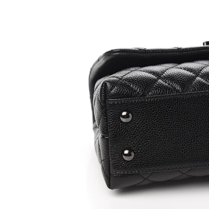 Chanel Caviar Quilted Mini Coco Handle Flap So Black 7 of 10