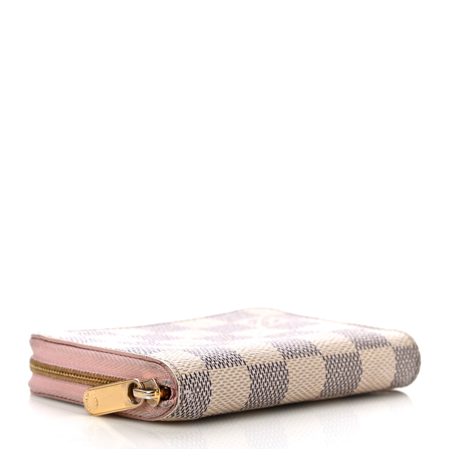 Louis Vuitton Damier Azur Zippy Coin Purse Rose Ballerine 4 of 12