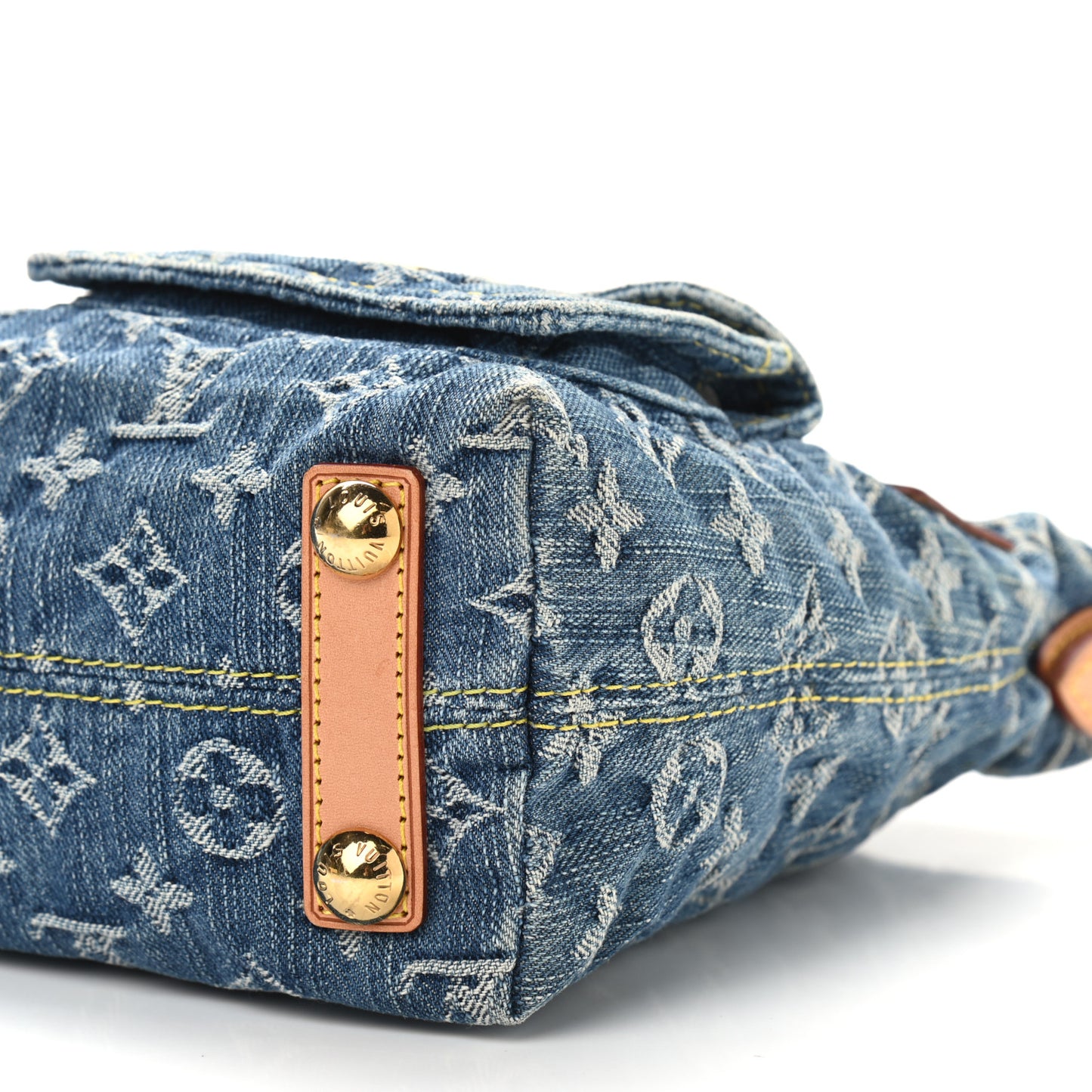 Monogram Denim Baggy PM Blue