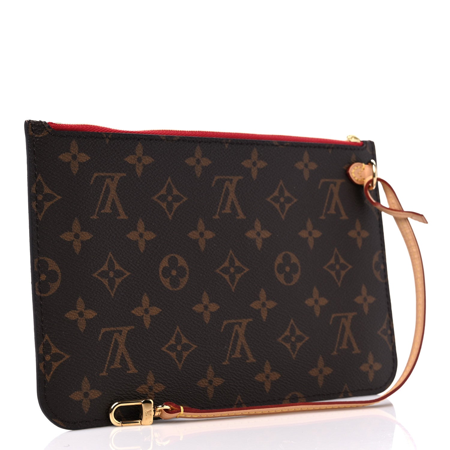 Louis Vuitton Monogram Neverfull MM GM Pochette Cherry 3 of 8