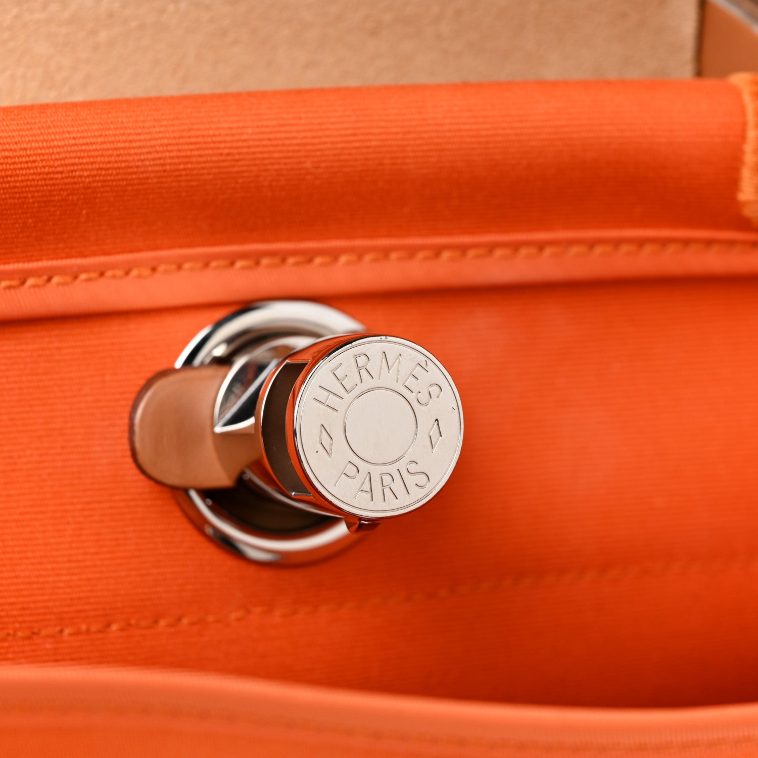 Hermes Toile Herbag Zip 31 PM Orange 8 of 25