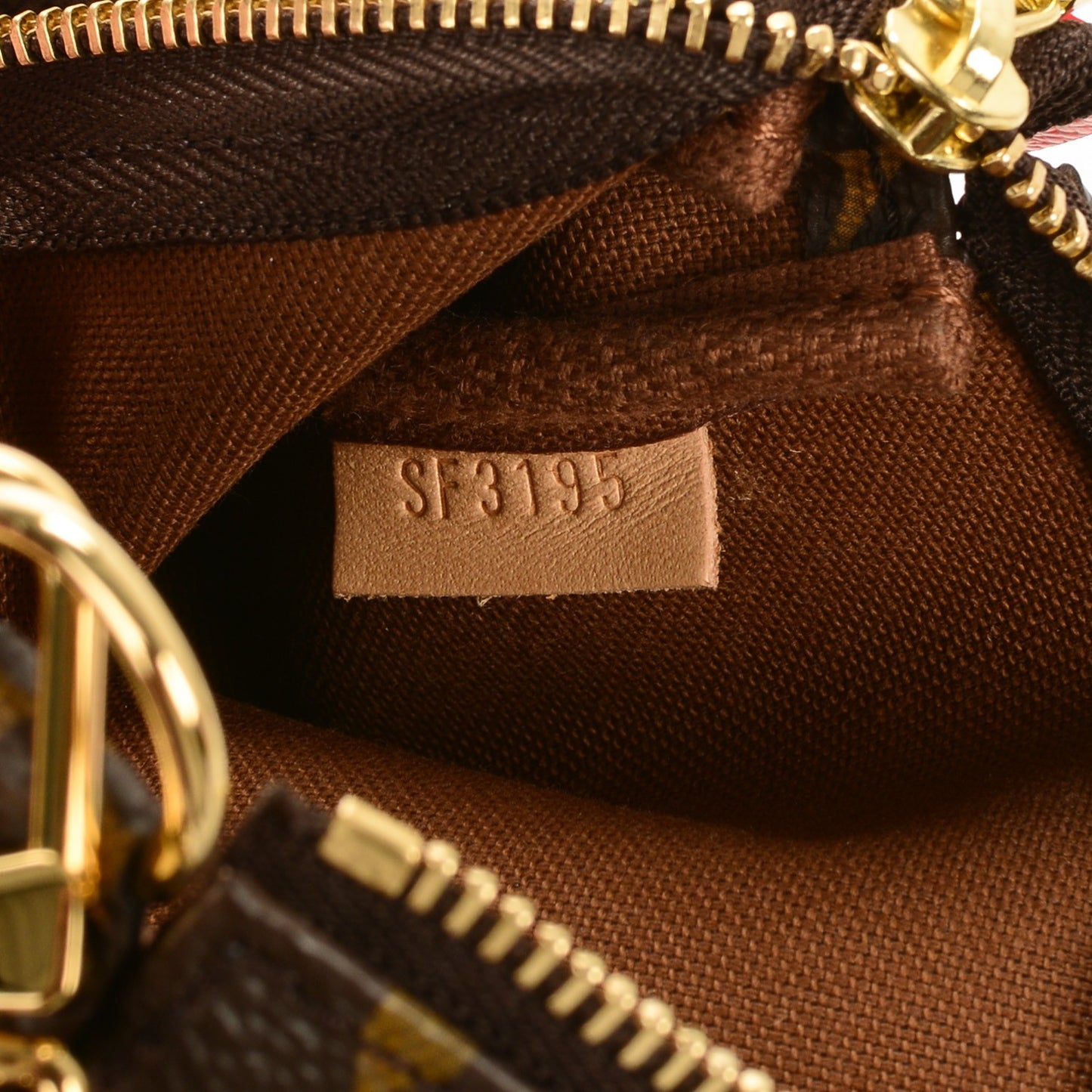 Monogram 2015 Christmas Animation Mini Pochette Accessories