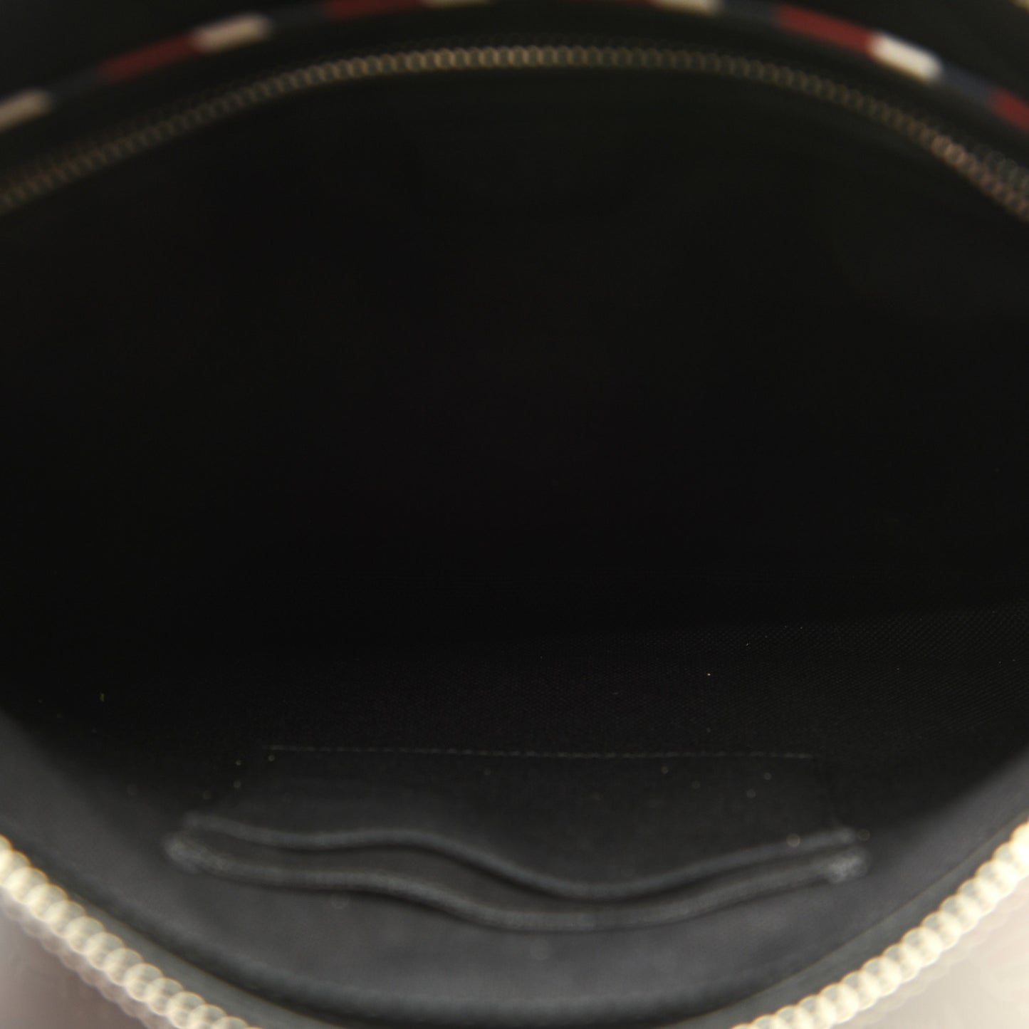 GG Supreme Monogram Night Courrier Flat Messenger Bag Black Multicolor