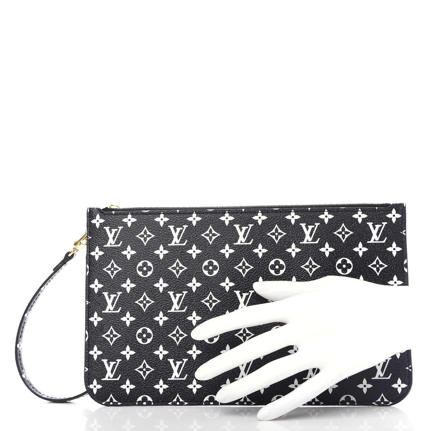Louis Vuitton Monogram Giant Jungle Neverfull MM GM Pochette Black 2 of 7