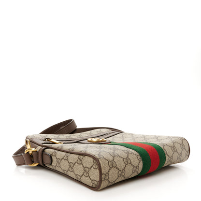 Gucci GG Supreme Monogram Web Small Ophidia Messenger Bag Brown 4 of 11