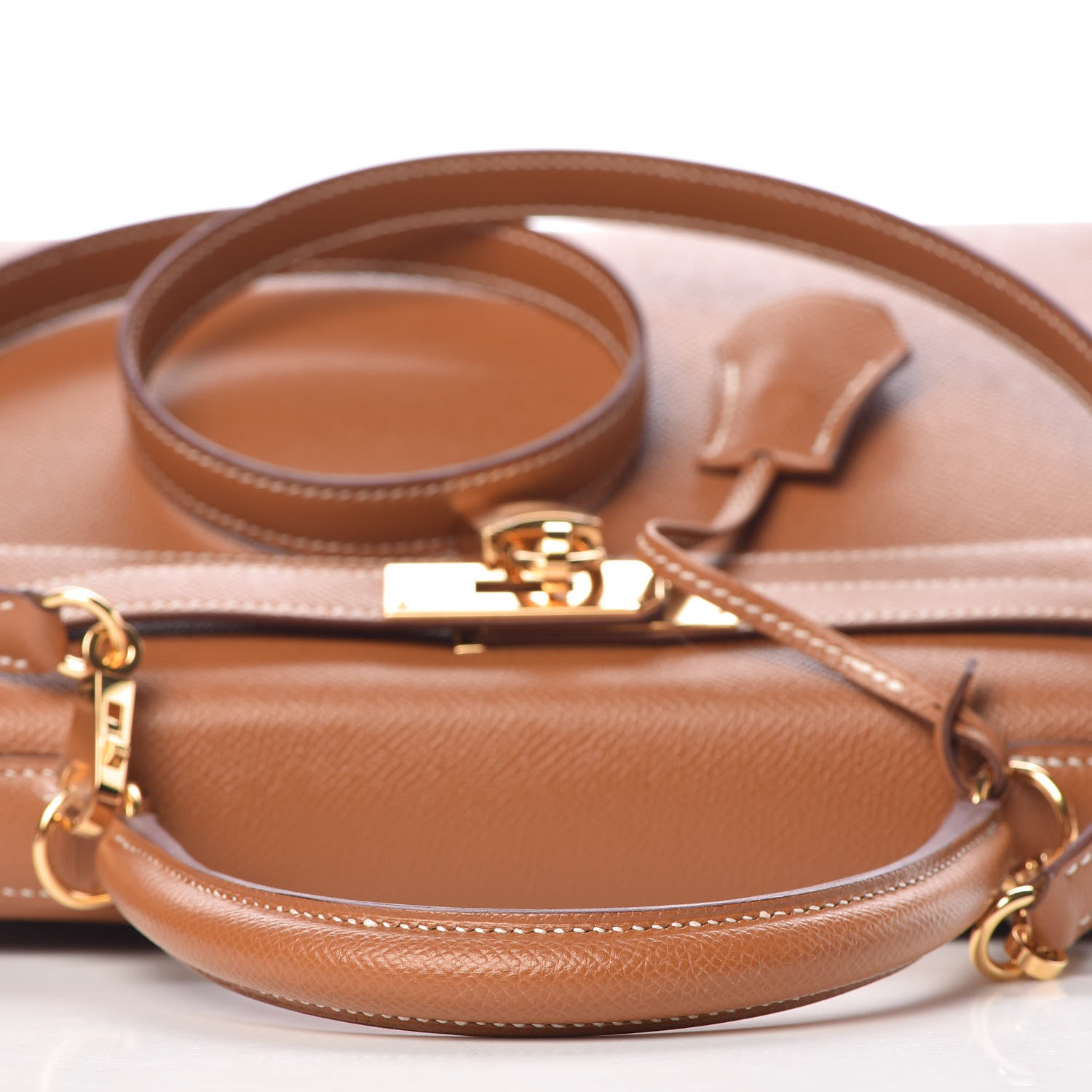 Hermes Epsom Kelly Sellier 28 Gold 9 of 37