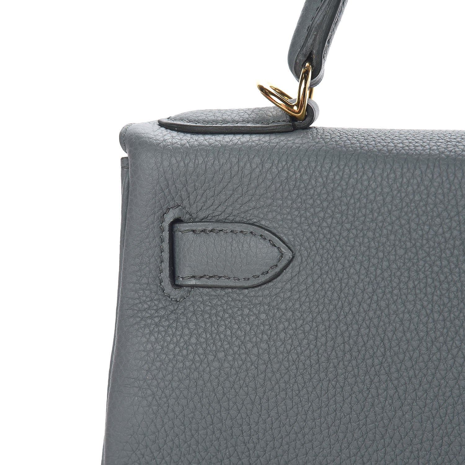 Hermes Togo Kelly Retourne 28 Vert Amande 18 of 40