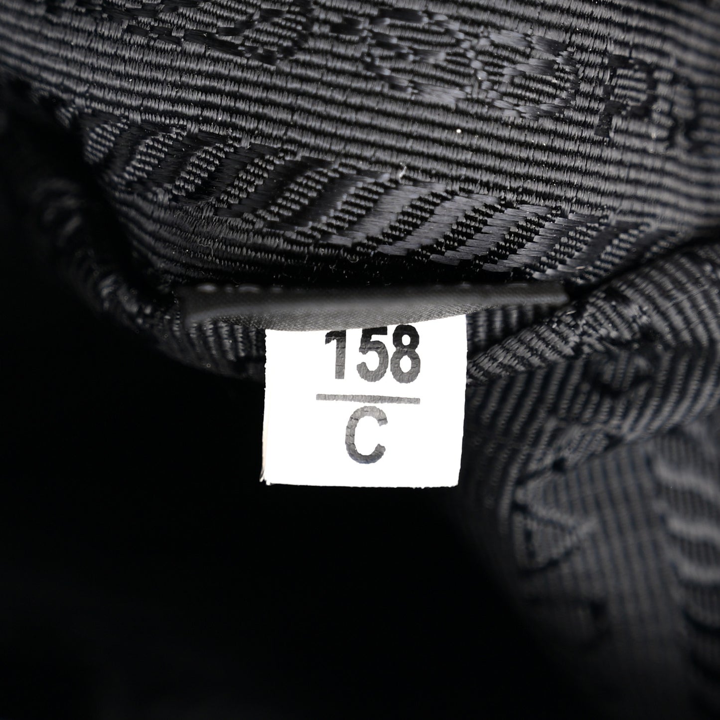 Tessuto Nylon Saffiano Pocket Zippered Shoulder Bag Black