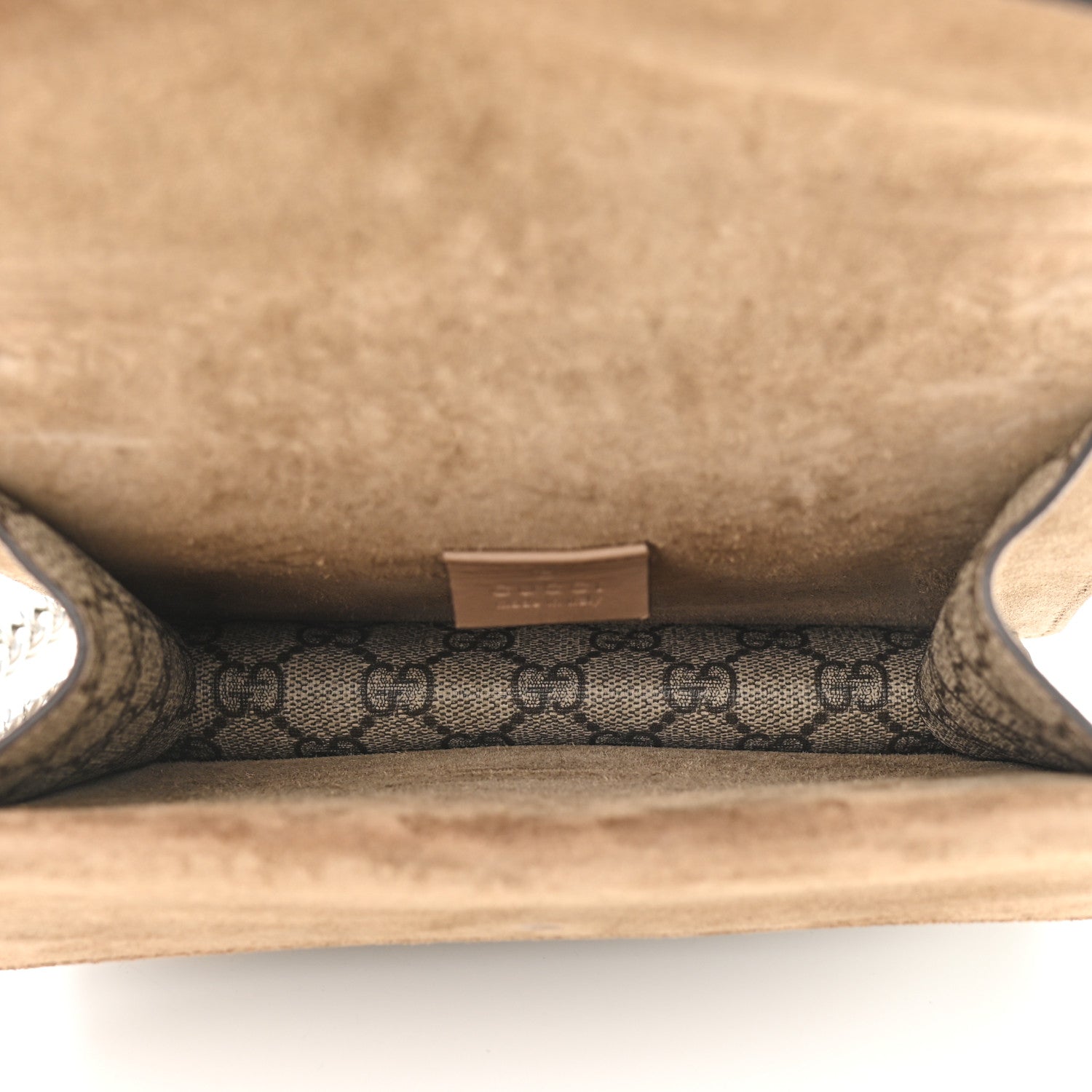 Gucci GG Supreme Monogram Mini Dionysus Shoulder Bag Taupe 5 of 9