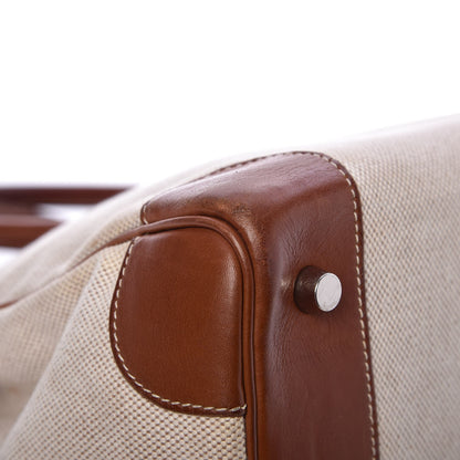 Hermes Toile Barenia Birkin 35 Fauve 30 of 45
