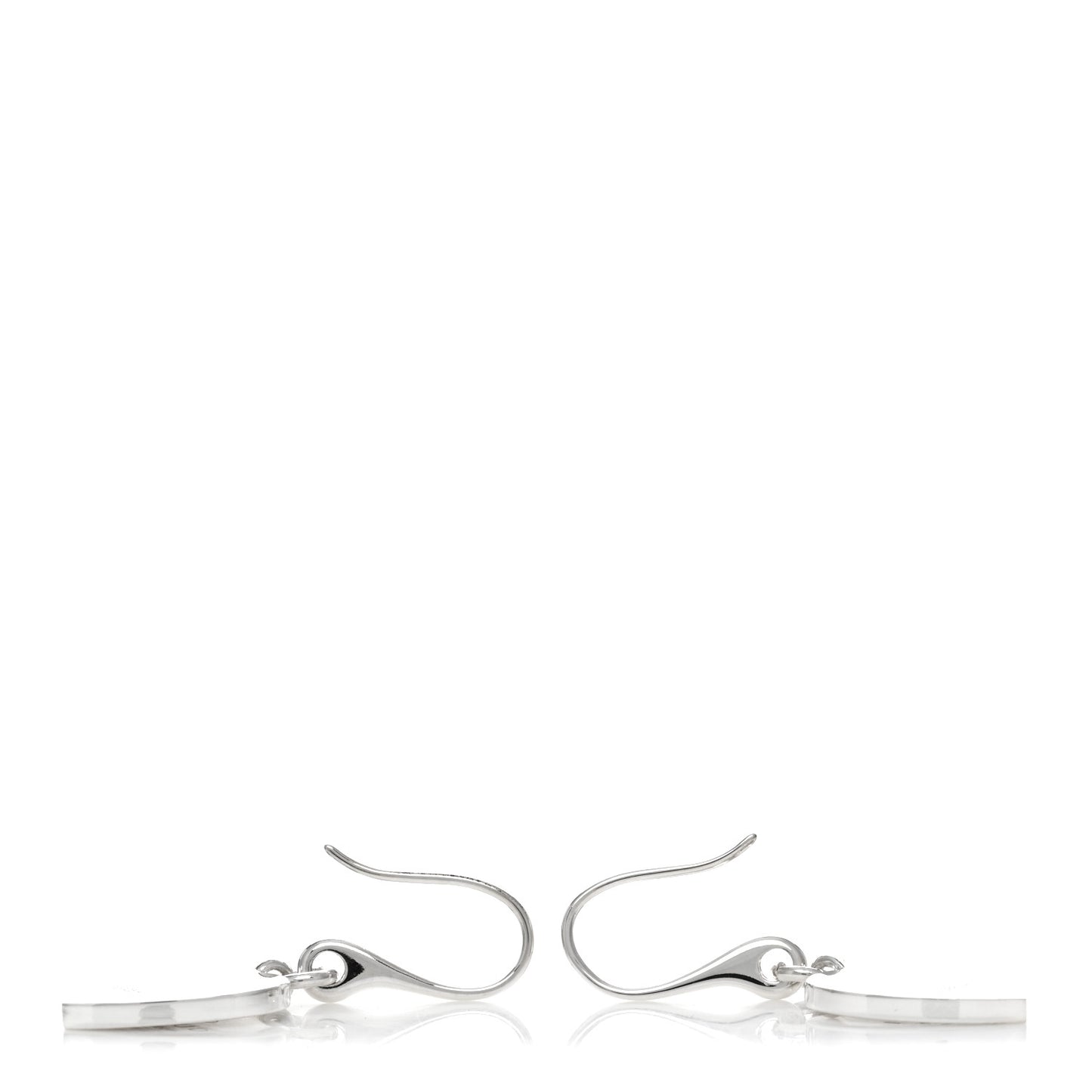 Sterling Silver Trademark Heart Drop Earrings