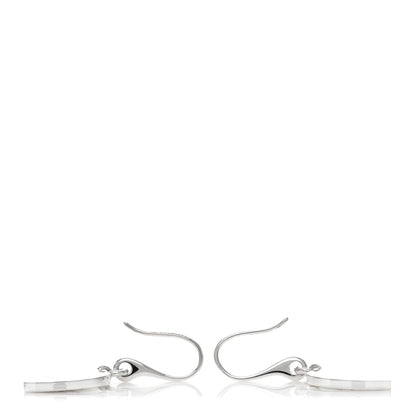 Gucci Sterling Silver Trademark Heart Drop Earrings 3 of 4