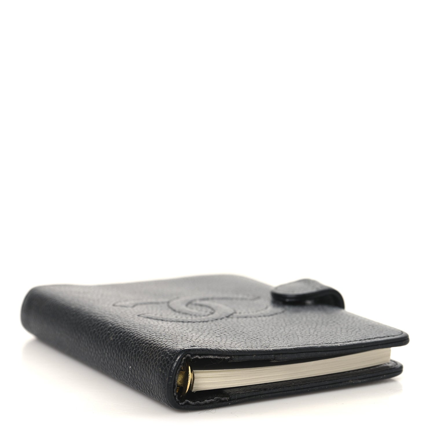 Chanel Caviar Timeless CC Ring Agenda Planner Black 4 of 14