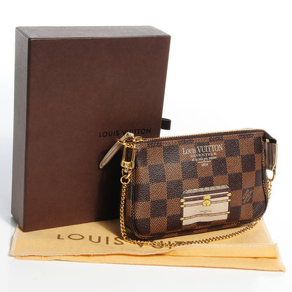 Louis Vuitton Damier Ebene Trunks and Locks Mini Pochette Accessories 5 of 8