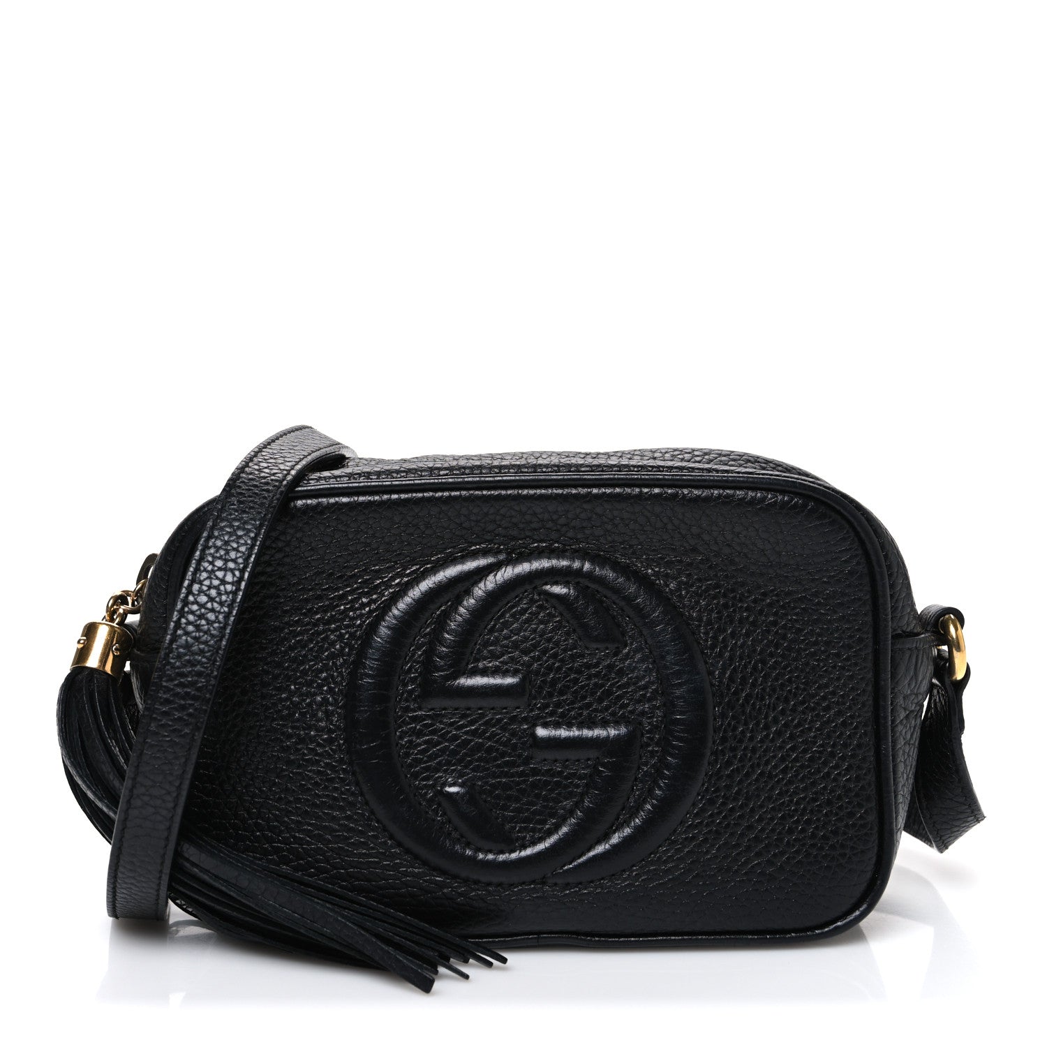 Gucci Pebbled Calfskin Small Soho Disco Bag Black 1 of 11
