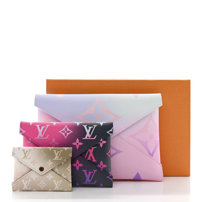 Louis Vuitton Monogram Giant Spring in the City Kirigami Pochette Set Sunrise Pastel Midnight Fuchsia Sunset Kaki 12 of 12