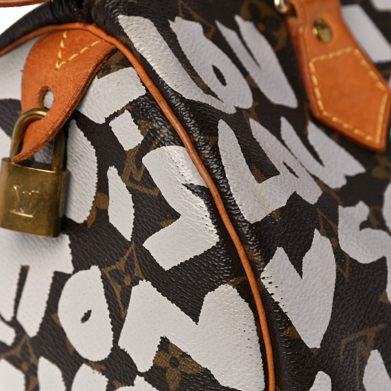 Louis Vuitton Monogram Graffiti Speedy 30 Silver 23 of 29