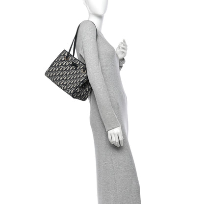 Christian Dior Oblique Small Promenade Shopping Bag Blue Multicolor 2 of 9