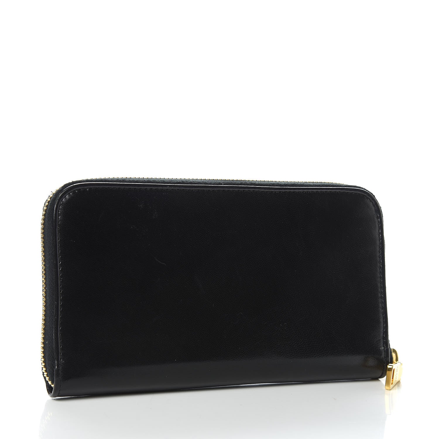Prada Nappa Flame Zip Around Wallet Black 3 of 9