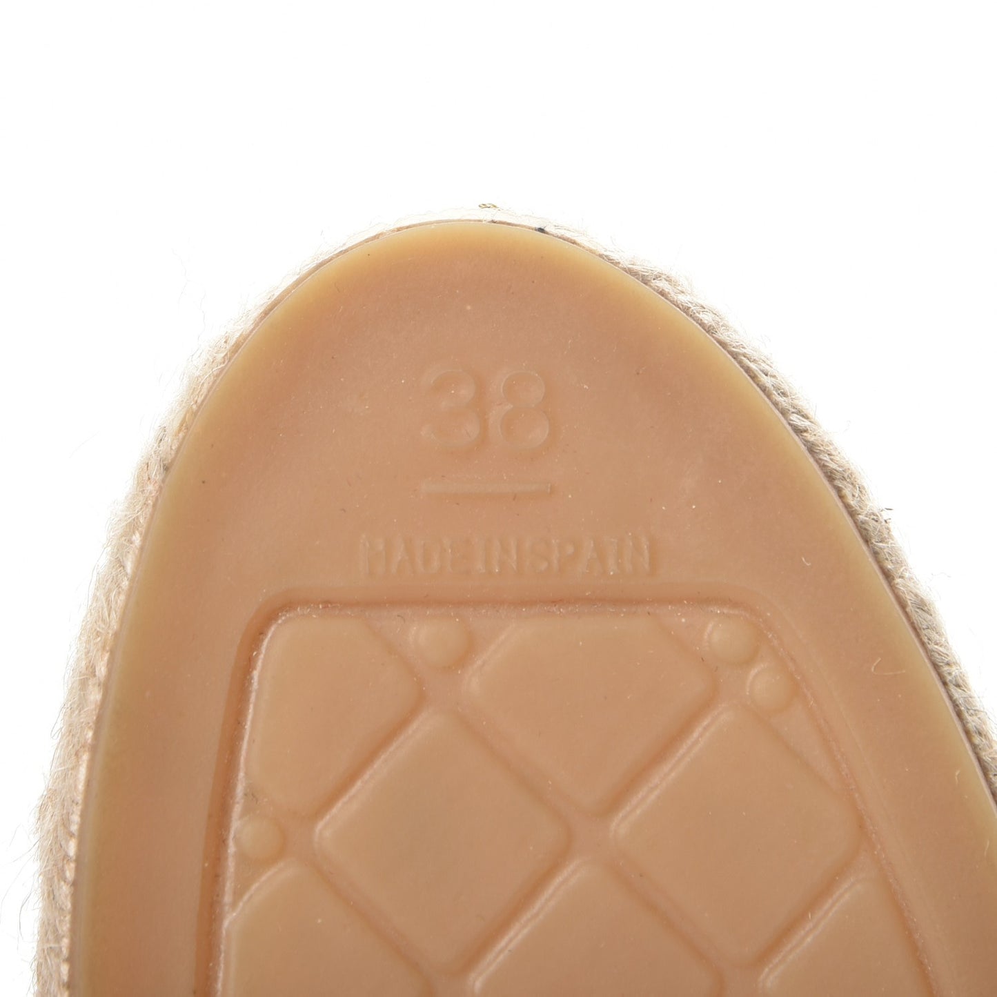 Lambskin CC Espadrilles 38 Black