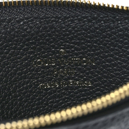 Louis Vuitton Empreinte Monogram Zipped Romy Card Holder Black 6 of 6