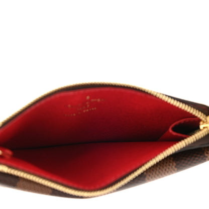 Louis Vuitton Damier Ebene Recto Verso Card Holder Red 5 of 6