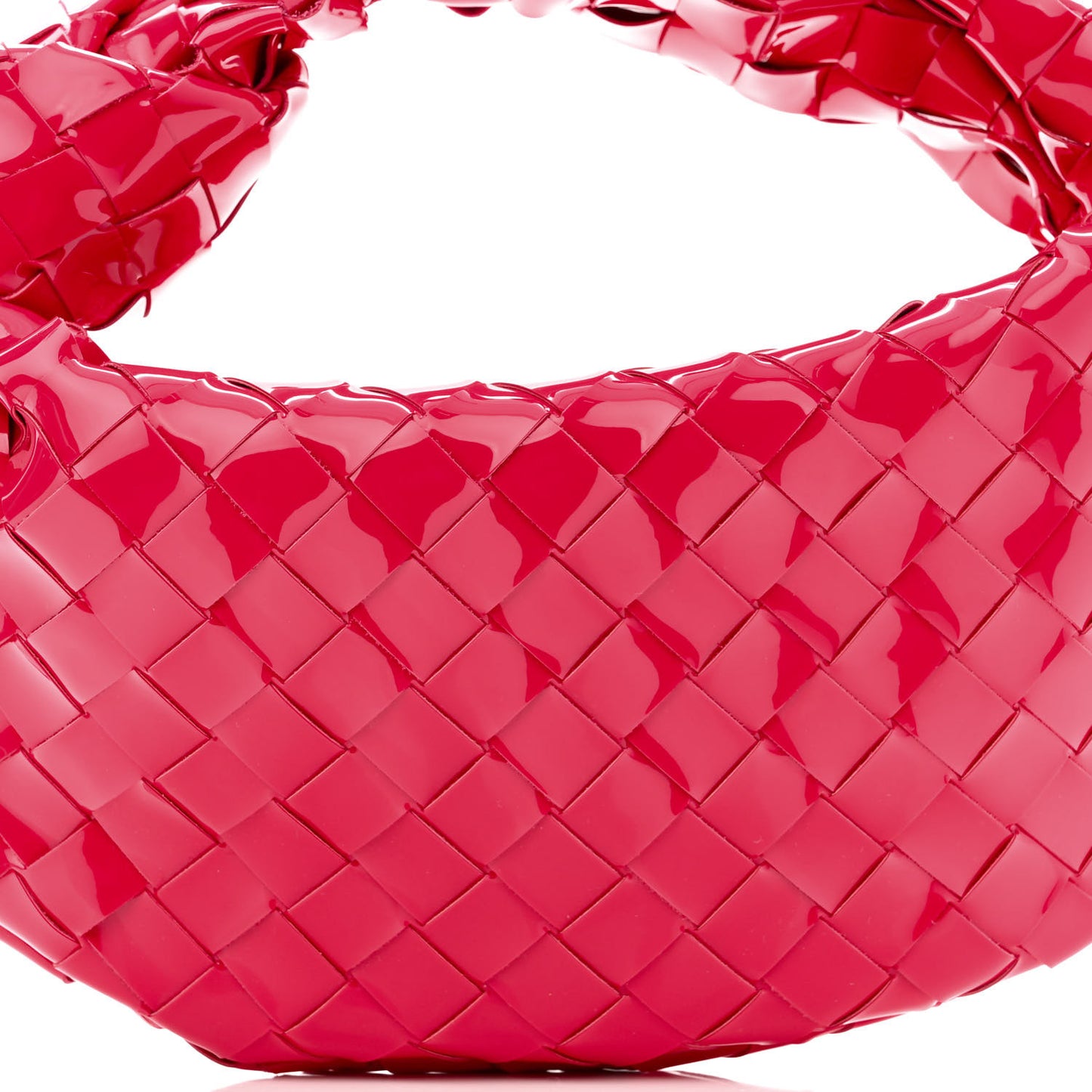 Patent Nappa Intrecciato Mini Jodie Candy Stripe