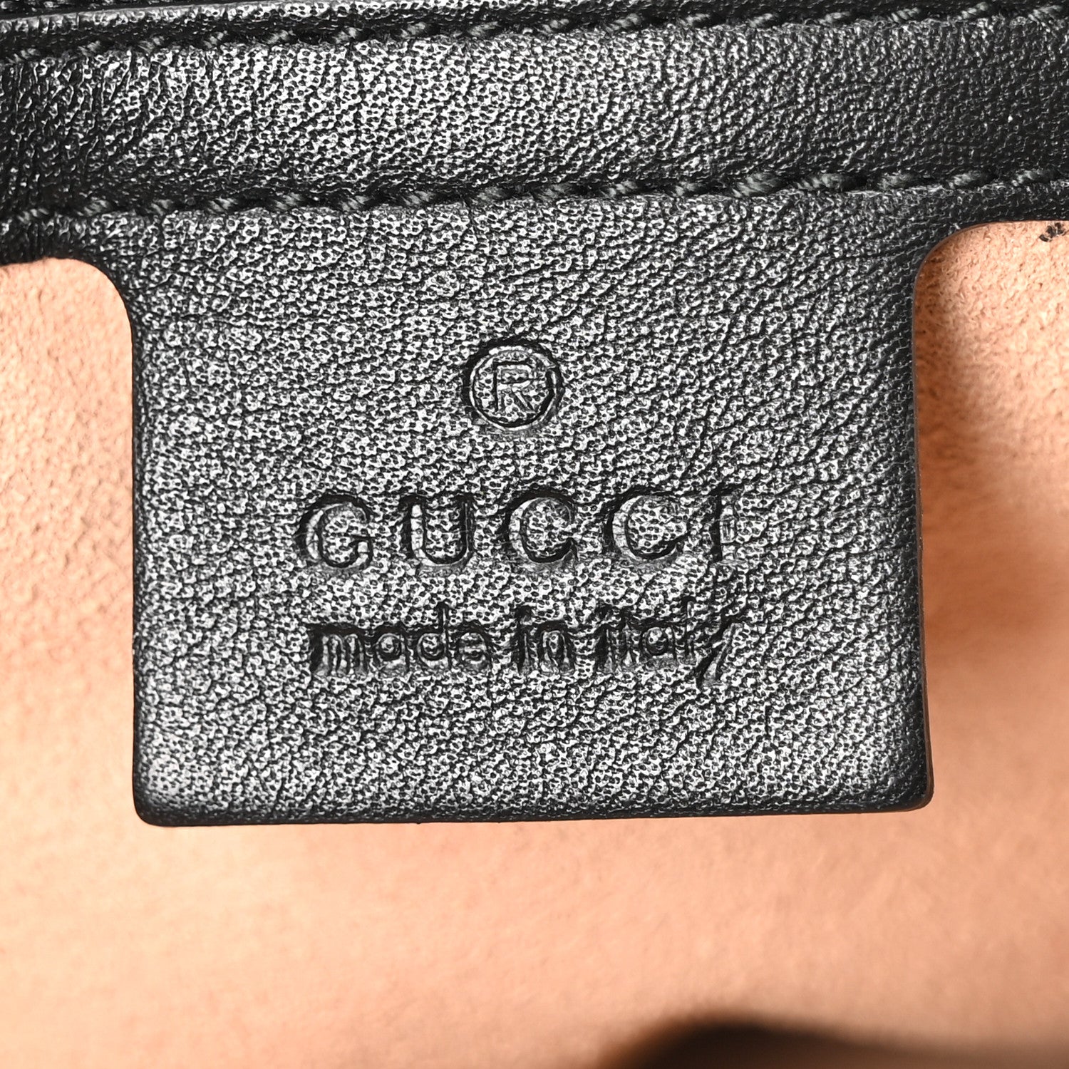 Gucci Calfskin Matelasse Studded Medium Pearly GG Marmont Shoulder Bag Black 6 of 10