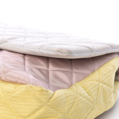 Chanel Grosgrain Satin Tri-Color 2.55 Reissue Flap Grey Pink Gold 16 of 19