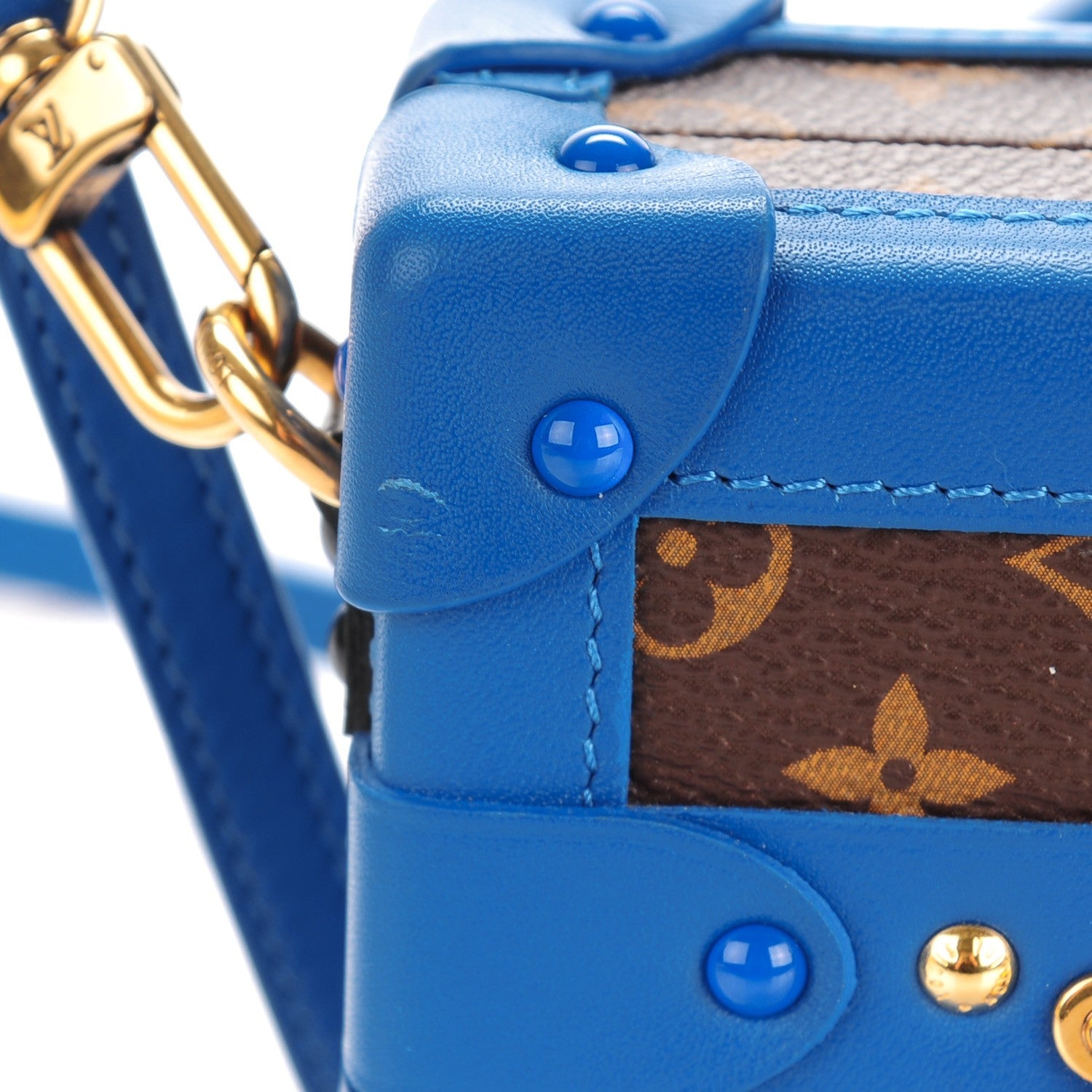 Louis Vuitton Monogram Petite Malle Blue Royal 9 of 9