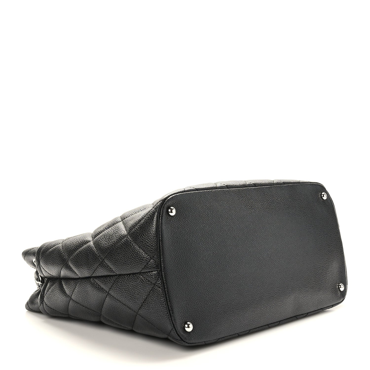 Chanel Caviar Quilted CC Timeless Soft Tote Black 4 of 11